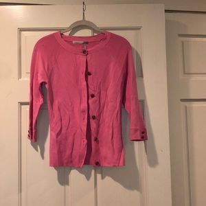 Pink cardigan